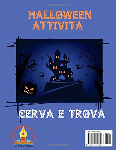 Trova le differenze: Halloween Libro Attività Cerca e trova per bambini