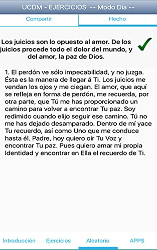 UCDM - Ejercicios