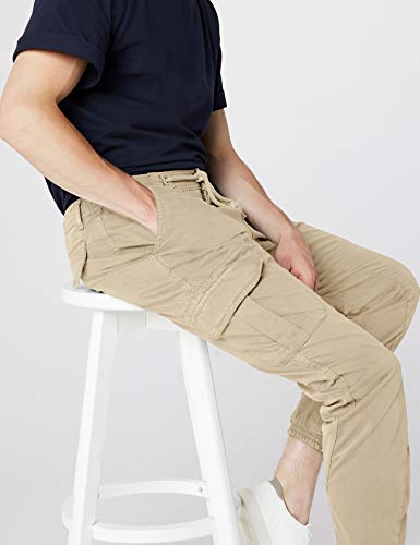 Urban Classics Cargo Jogging Pants Pantalones, Beige (Sand), S para Hombre