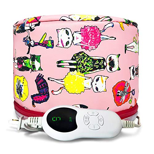 Vaporizador Térmico Eléctrico Gorro Para Cabello Con Pantalla Digital LCD Para Hair Spa Pelo Del Hogar Térmica De Belleza Tratamiento De Spa Cap Nutritivo Sombrero Cuidado Del Cabello