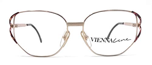 Viennaline - Gafas de vista para mujer 1709 41 oro y tortuga calibro 54 vintage