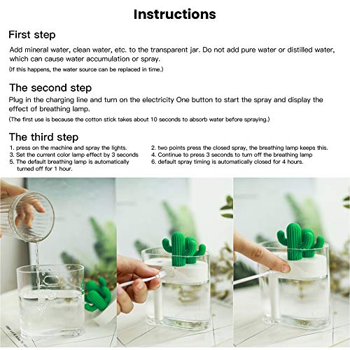 VRockefeller - Humidificador de aire para el hogar, transparente, LED, USB, aromaterapia, difusor de aceites esenciales, difusor de aceite perfumado, vaporizador