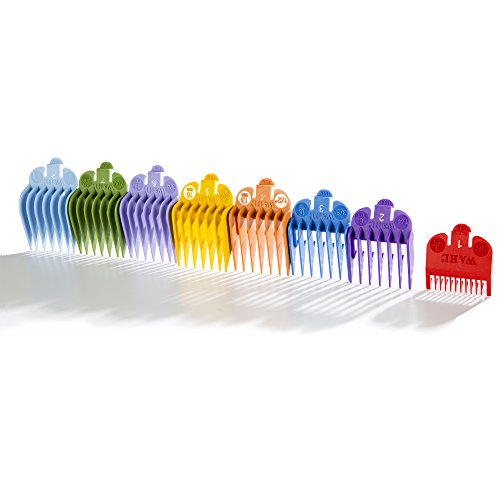 Wahl 3170-800 - Peine-guía, 8 unidades, multicolor