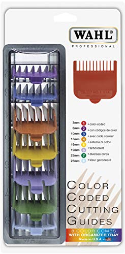 Wahl 3170-800 - Peine-guía, 8 unidades, multicolor