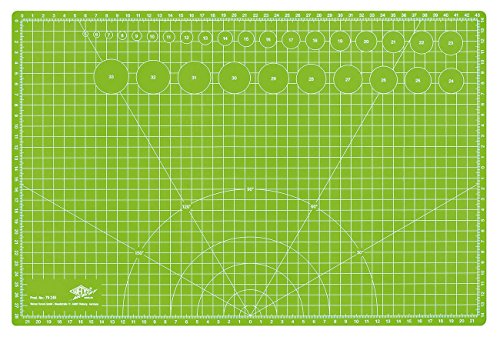 Wedo Cutting Mat - Esterilla para corte, 450 x 300 x 3 mm, color verde manzana