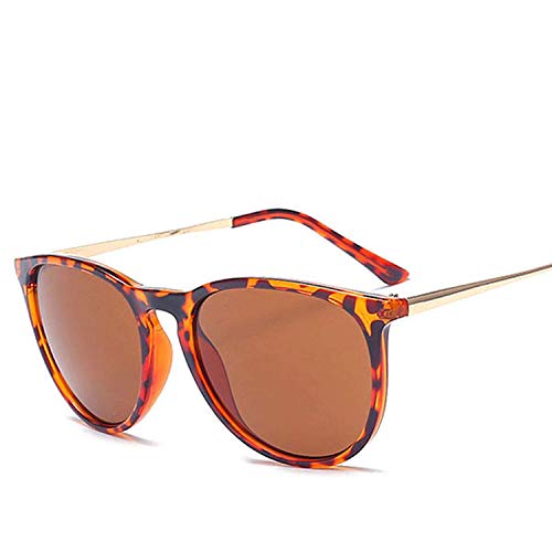 WERERT Gafas de Sol Deportivas,Sunglasses Women Men Retro Classical Sun Glasses Oval Ladies Girls Femme Uv400