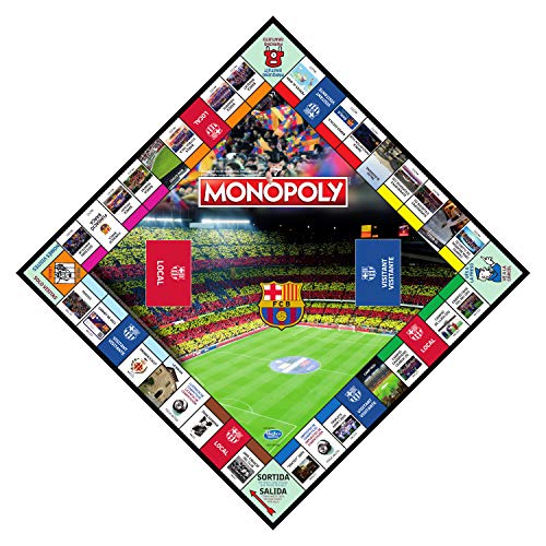 Winning Moves Monopoly FC Barcelona (10537), Multicolor