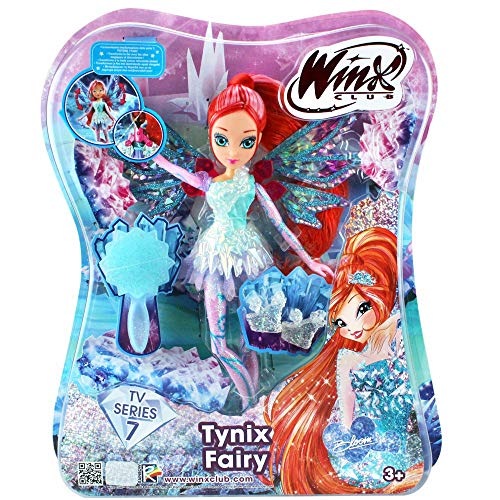 Winx Club Bloom | Tynix Fairy Muñeca Magia Robe | Temporada 7 | 28 cm