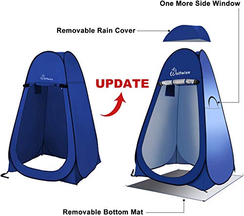WolfWise Tienda de Campaña Tent Abrir Cerrar Automáticamente Pop Up Portable Sirve para Camping Playa Bosques Zonas de Aseo Carpas