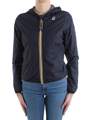 Women's Jacket K WAY K008780 K89 Blue 1/I SPRING SUMMER 2018