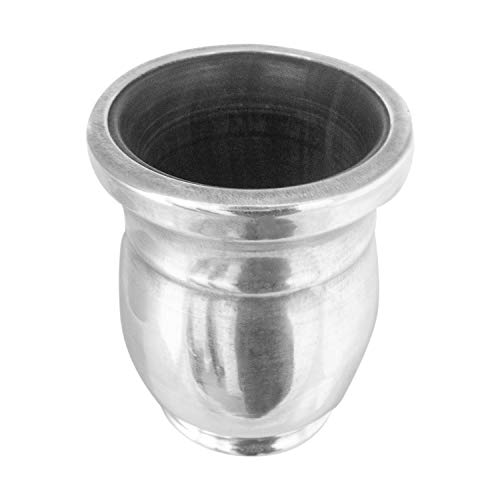 Yerba Mate Taza Palo Santo | 200-300 ml de capacidad | Exterior de metal | Interior de madera original de palo santo | Alta Calidad