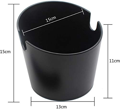 yolococa Café Knock Caja Recipiente para Terrenos de café negro