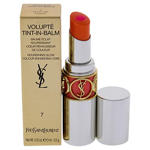 Yves Saint Laurent Baume Volupté Tint In Balm Pintalabios Tono 07 Flirt Me Coral - 3.5 gr