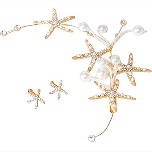 YWRD Accesorios para Cabello Accesorios Pelo Accesorios para el Cabello para Mujer Hecho a Mano Sombreros Pelo de Las Mujeres de la joyería