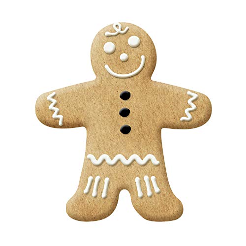 Zenker Cortadores Galletas Ginger en acero estañado. Color inox. Pequeño 10,5x9cm. Y Grande 16x12,5cm. 2 uds.