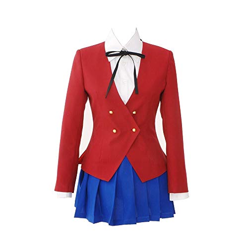 Zhujiao Anime Aisaka Taiga Cosplay Disfraces, Taiga Aisaka Uniforme Sailor JK Uniforme Fiesta de Carnaval de Halloween Disfraz de Cosplay Diario Conjunto Completo para Mujeres niñas