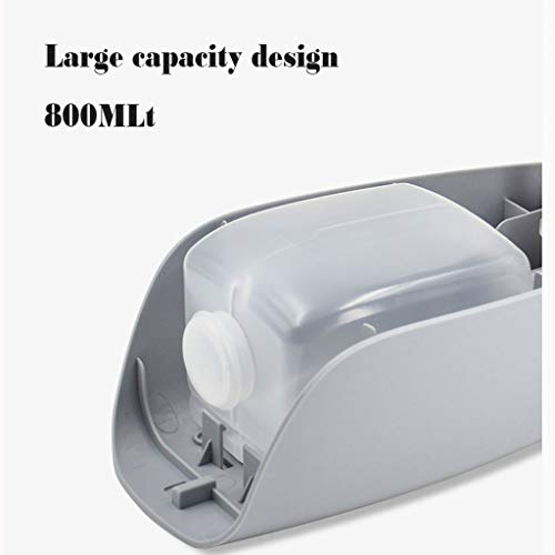 Zlw-shop Caja de jabón líquido Caja de jabón Manual de Hotel sin Perforaciones montado en la Pared Gran Capacidad Hogar Baño Cocina Desinfectante de Manos Botella de jabón
