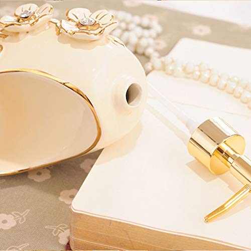 Zlw-shop Caja de jabón líquido Recipiente de champú de la Botella de loción Europea envase del champú, Fregadero de Cocina Manual de Suministros de baño dispensador de jabón Botella de jabón