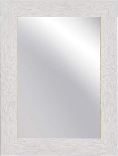 -Espejo Fabricado en España- tamaño 55x150 cm. Espejo Decorativo de Pared Modelo 187 Perla, Ideal para salón, Dormitorio, vestidor, baño o Pasillo