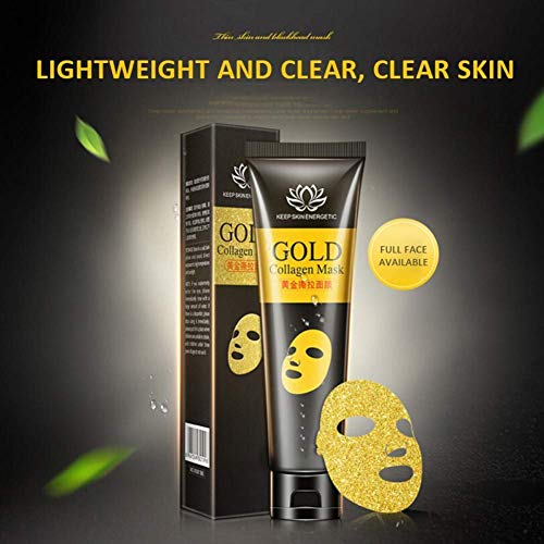 24k Gold Bio Collagen Peel-off Facial Mask Whitening Anti-Wrinkle Face Masks Skin Care Face Lifting Firming Moisturize 60g
