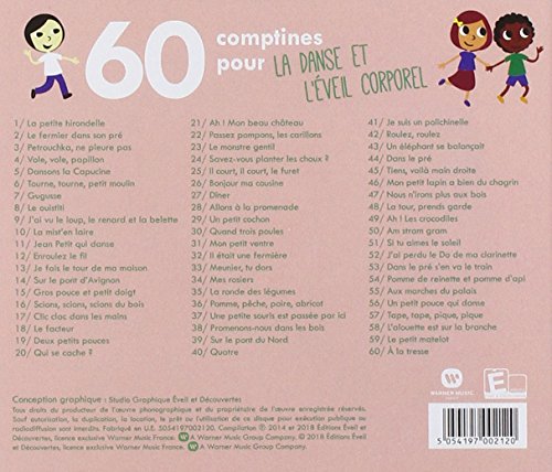 60 Comptines pour la Danse et l'Éveil Corporel