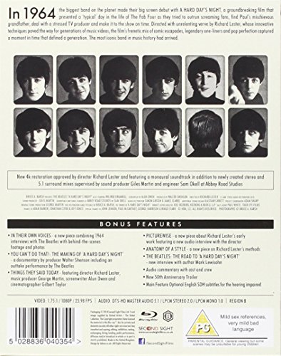A Hard Day's Night: 50th Anniversary Restoration [Blu-ray] [Reino Unido]