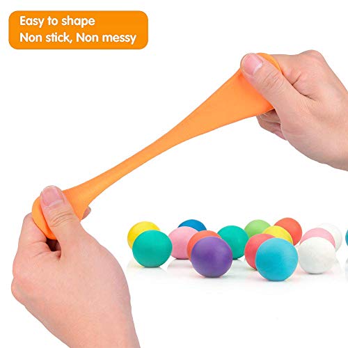Abree 36 Colores Slime Kit - DIY Arcilla Colorida de Caucho de Barro Magia Plastilina - Juguetes Educativos sin Tóxicopara Niños - Regalo Creativo de Cumpleaños para Niños de 3 años/5 años/7 años