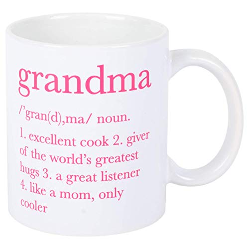 Abuela definición rosa acuarela flor cerámica gres novedad taza de café