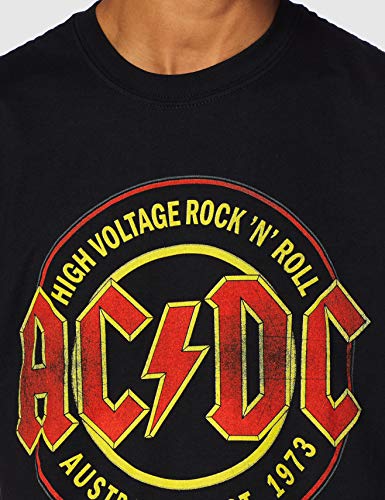 AC/DC Voltage – Camiseta de, Hombre, Color Negro, tamaño 3XL