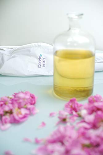 Aceite esencial orgánico Alteya Búlgara Rose (Rosa Damascena Rose Otto) 4.3 ml – 100% USDA certificado orgánico puro natural auténtico destilado al vapor y vendido directamente por The Rose Grower Alteya Organics