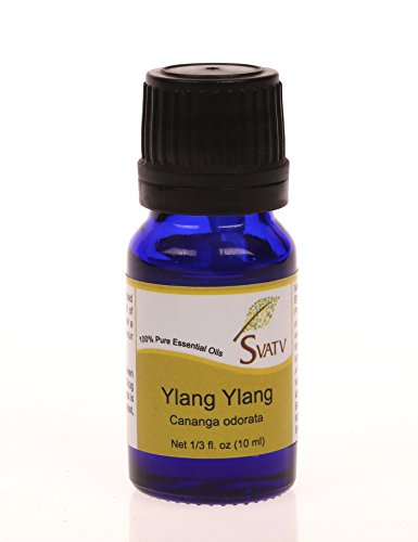 Aceite esencial SVATV Ylang-ylang (Cananga Odorata) 10 ml (1/3 oz) 100% puro, sin diluir, grado terapéutico