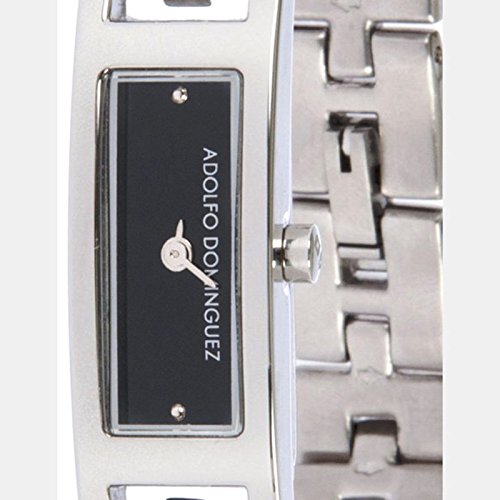 Adolfo Dominguez Watches 69020 - Reloj de Señora Cuarzo Brazalete metálico dial Negro
