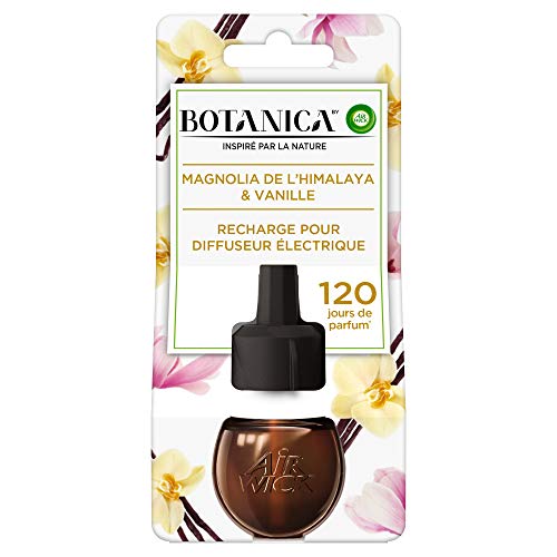 Air Wick Botanica Désodorisant Maison Recharge Electrique Vanille/Magnolia 19 ml