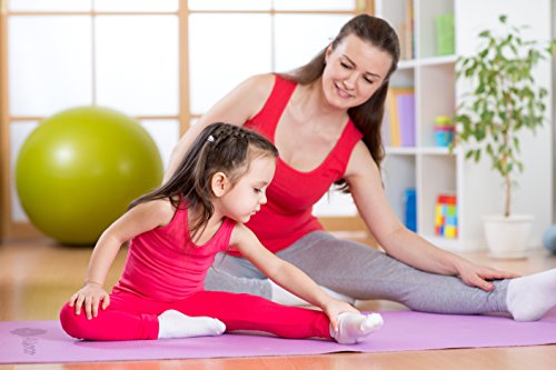 Aisoco Estera de Yoga TPE Premium, Antideslizante, respetuosa con el Medio Ambiente, respetuosa con la Piel, con Bolso y Correa de Transporte