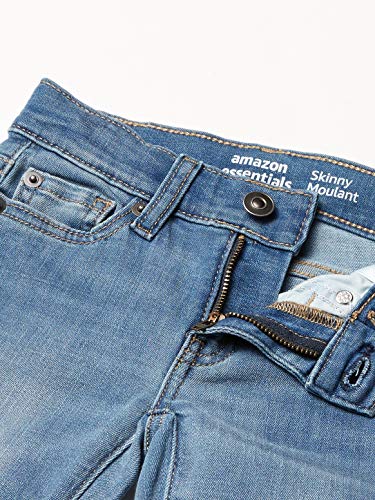 Amazon Essentials Girls' Skinny Jeans, Arizona/Light, 10S US