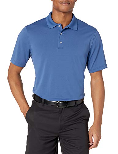 Amazon Essentials Regular-Fit Quick-Dry Golf Polo athletic-shirts, Azul, US S (EU S)