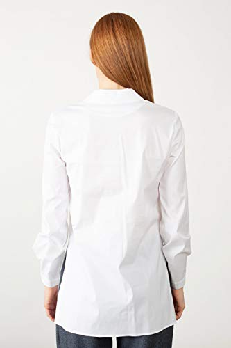 ANGEL SCHLESSER Camisa Recta PUÑO Pliegue