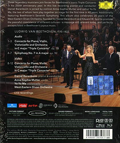 Anne-Sophie Mutter - Triple Concerto - Ludwig van Beethoven - Symphony No. 7 [Blu-ray]