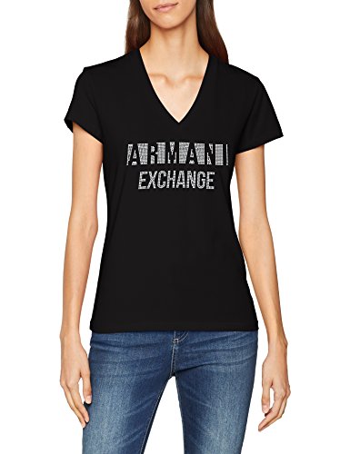 Armani Exchange 8nyt90 Camiseta, Negro (Black 1200), X-Small para Mujer