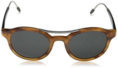 Armani GIORGIO 0AR8119 Gafas de sol, Striped Brown, 50 para Hombre