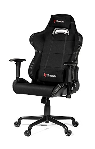 Arozzi Torretta XL Asiento Acolchado Respaldo Acolchado - Silla (Asiento Acolchado, Respaldo Acolchado, Negro, Negro, Tela, Poliuretano, Tela, Poliuretano)