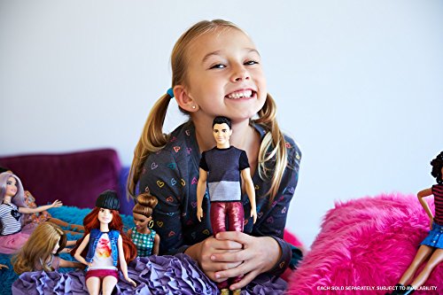 Barbie Fashionistas Ken Doll 6 Color Blocked Cool - Muñecas (Multicolor, Masculino, Niño, 3 año(s), Ampolla)