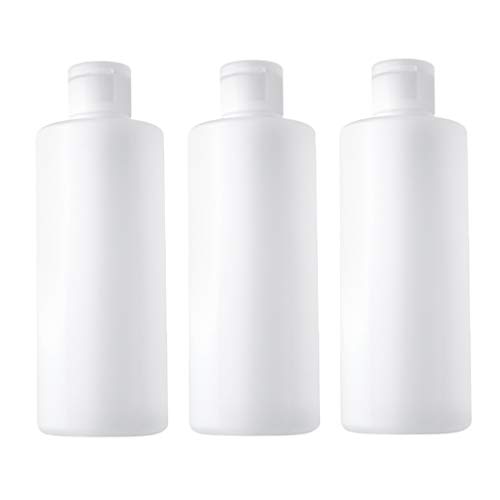 Beaupretty Botellas de Plástico Vacías con Tapa Abatible para Champú Acondicionador Loción Artículos de Tocador Jabón Líquido para El Cuerpo Cremas Paquete de 3