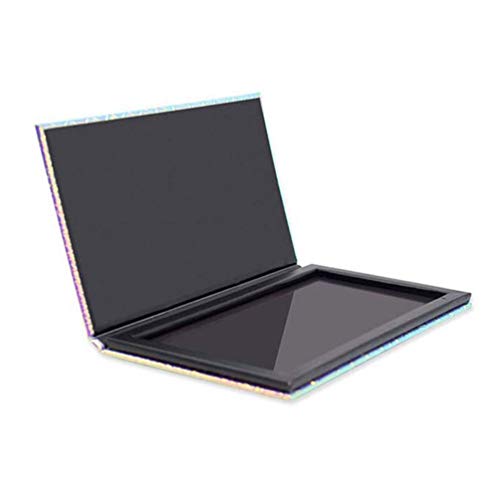 Beaupretty paleta de maquillaje de sombra de ojos magnética paleta cosmética vacía con espejo caja de paleta organizador de patrón de escala vacía