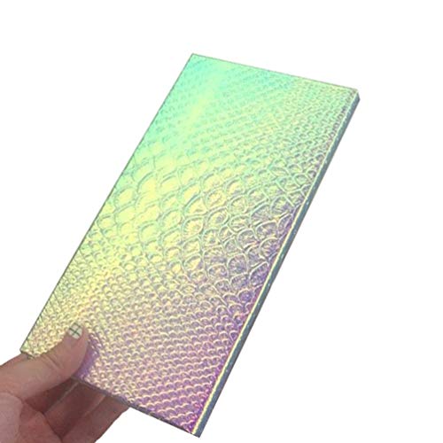 Beaupretty paleta de maquillaje de sombra de ojos magnética paleta cosmética vacía con espejo caja de paleta organizador de patrón de escala vacía