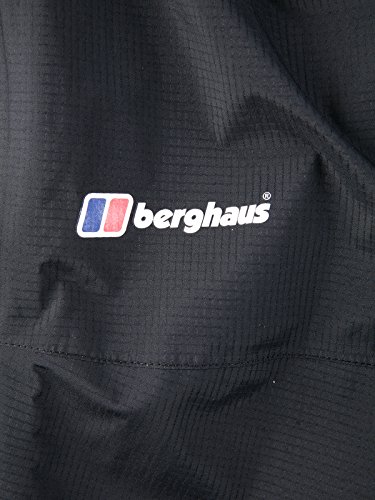 Berghaus Regenhose Standard Leg Paclite Pants Pantalones para Caminar, Uomo, Black, XS