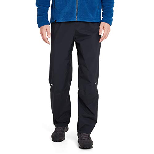Berghaus Regenhose Standard Leg Paclite Pants Pantalones para Caminar, Uomo, Black, XS