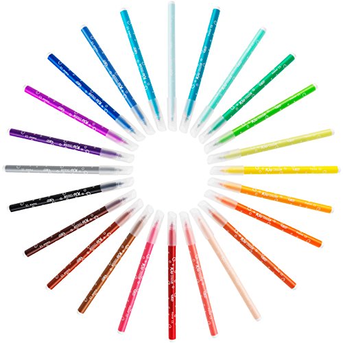 BIC Kids Kid Couleur Rotuladores Punta Media - Multicolor, Estuche de 18 Unidades