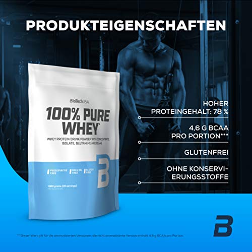 BiotechUSA 100% Pure Whey 1000 g Vainilla Bourbon