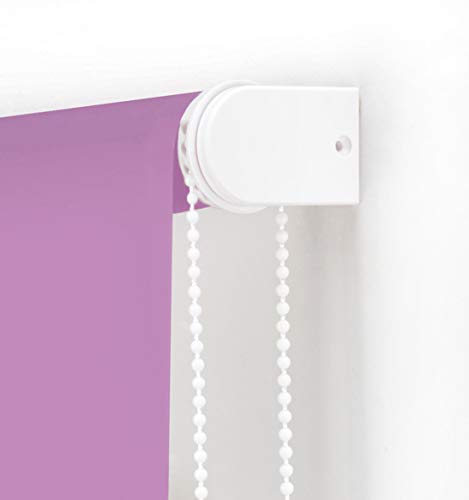 Blindecor Ara - Estor enrollable translúcido liso, Morado, 160 x 175 Cm (ancho x alto)